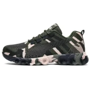 Ramboappliance Couple Casual Camouflage Pattern Lace Up Design Breathable Sneakers